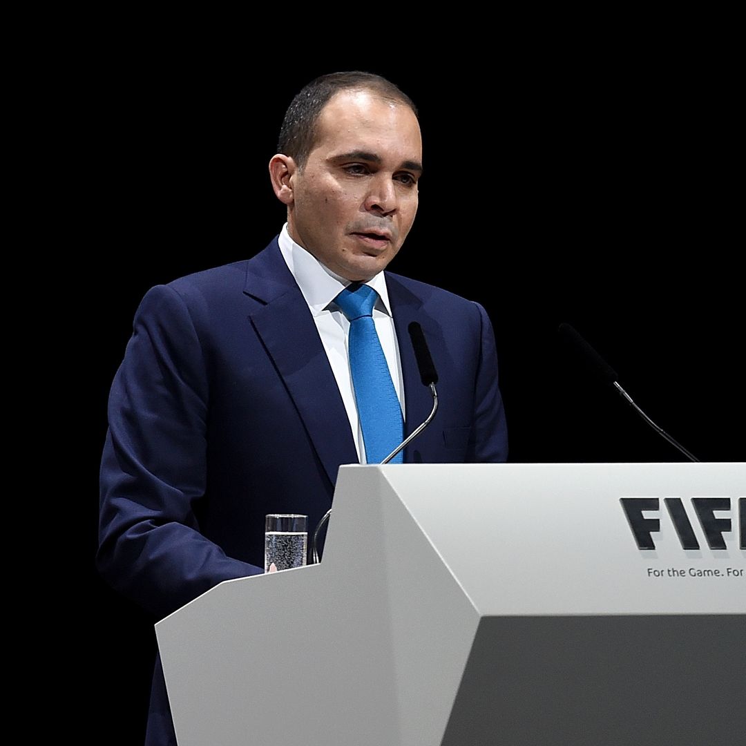 Ali bin Al Hussein, presidente de la Federación de Futbol de Jordania